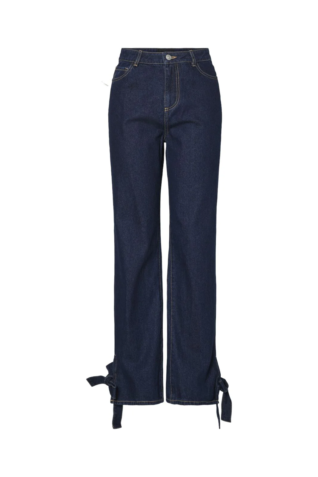 Pieces Pcofelia Bow Denim Pants Fsy