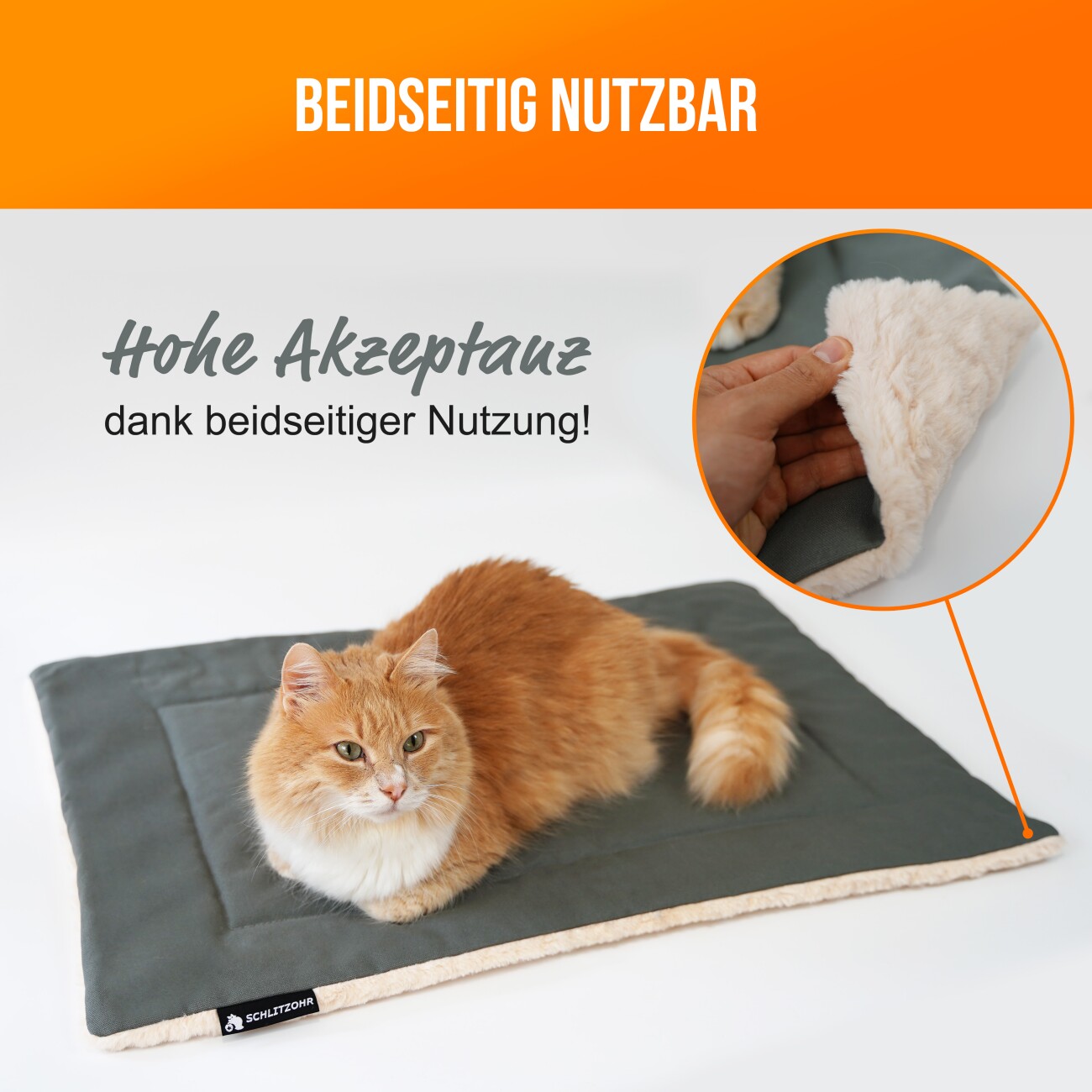 Schlitzohr Katzendecke Hundedecke Minka