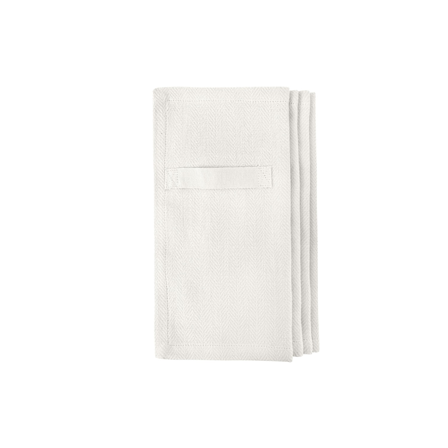 The Organic Company Stoffservietten 4er-Pack Everyday Napkin Natural White