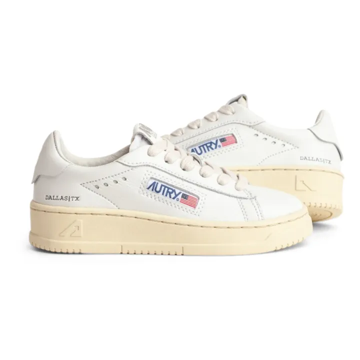 Autry Baskets Kids Medalist Low Cuir | Blanc