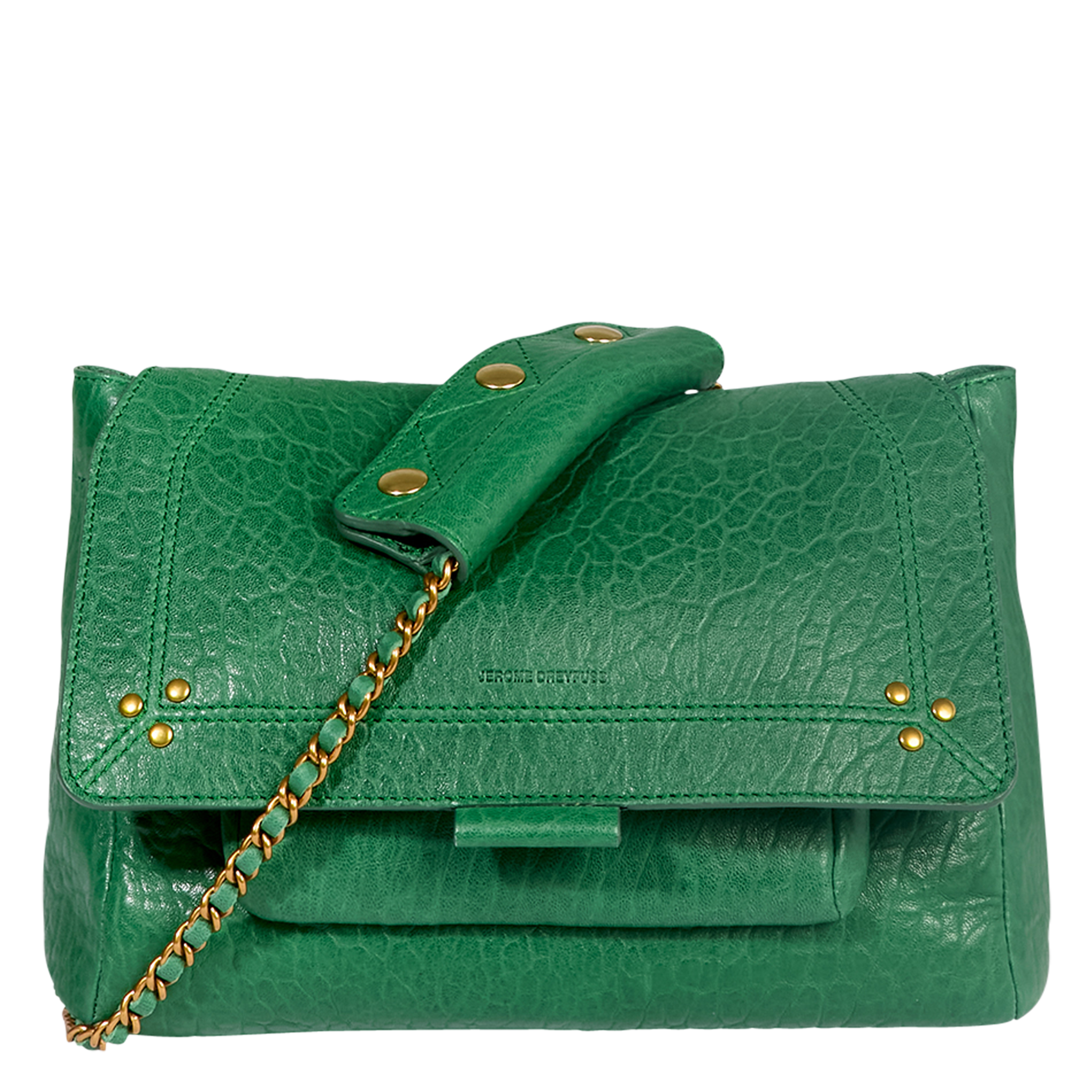 LULU M - Sac besace en cuir | Vert