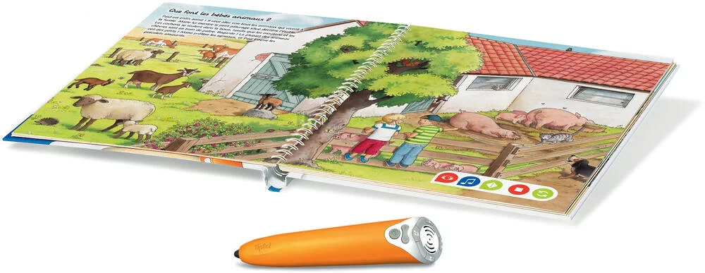 COFFRET COMPLET TIPTOI® LECTEUR INTERACTIF ET LIVRE IMAGIER A LA FERME