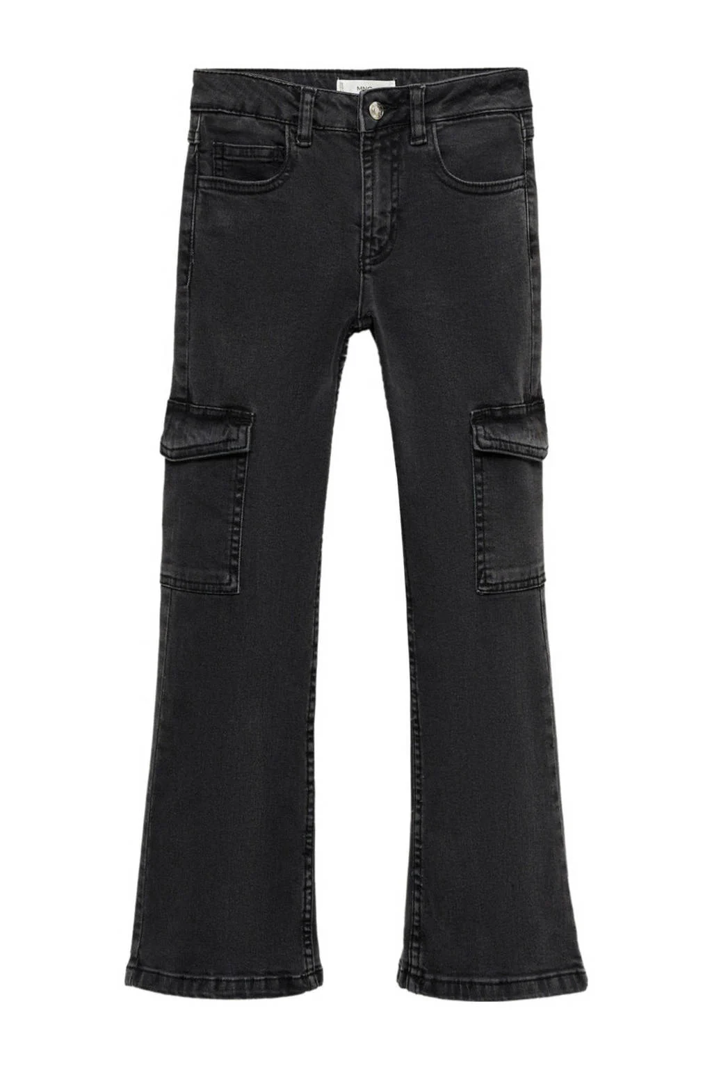 Mango Kids regular fit jeans antraciet