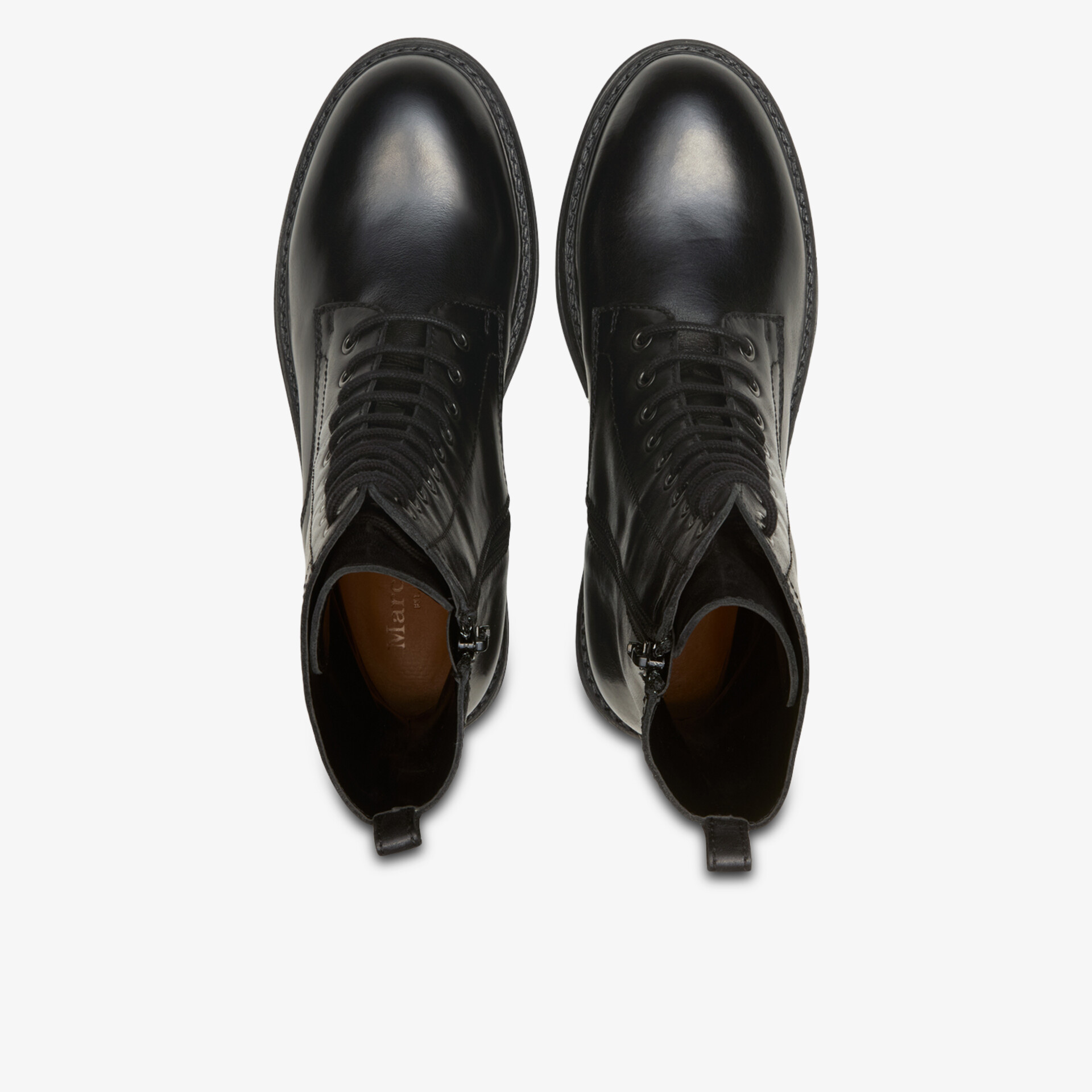 Marc O´Polo Damen Schnürstiefeletten schwarz