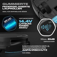 Aspirateur robot PC-BSR 3108, noir