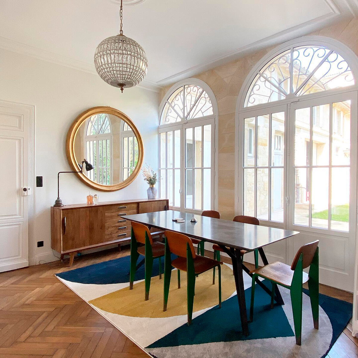 LA REDOUTE INTERIEURS<br>Candeeiro suspenso esférico com cabides Ø30 cm, Haru