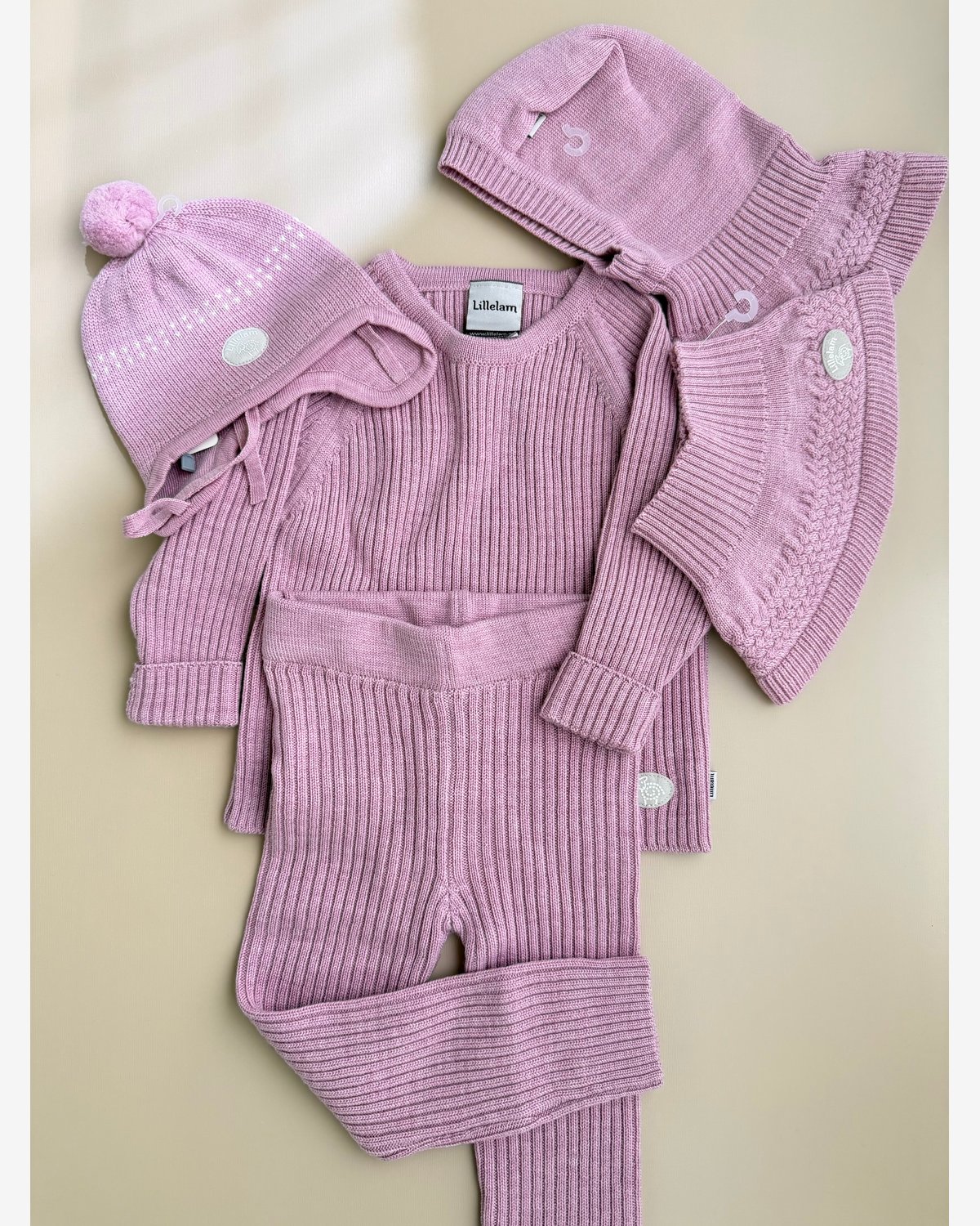 Pannebånd med dusk – 100% Merino | Hodebånd Pompon