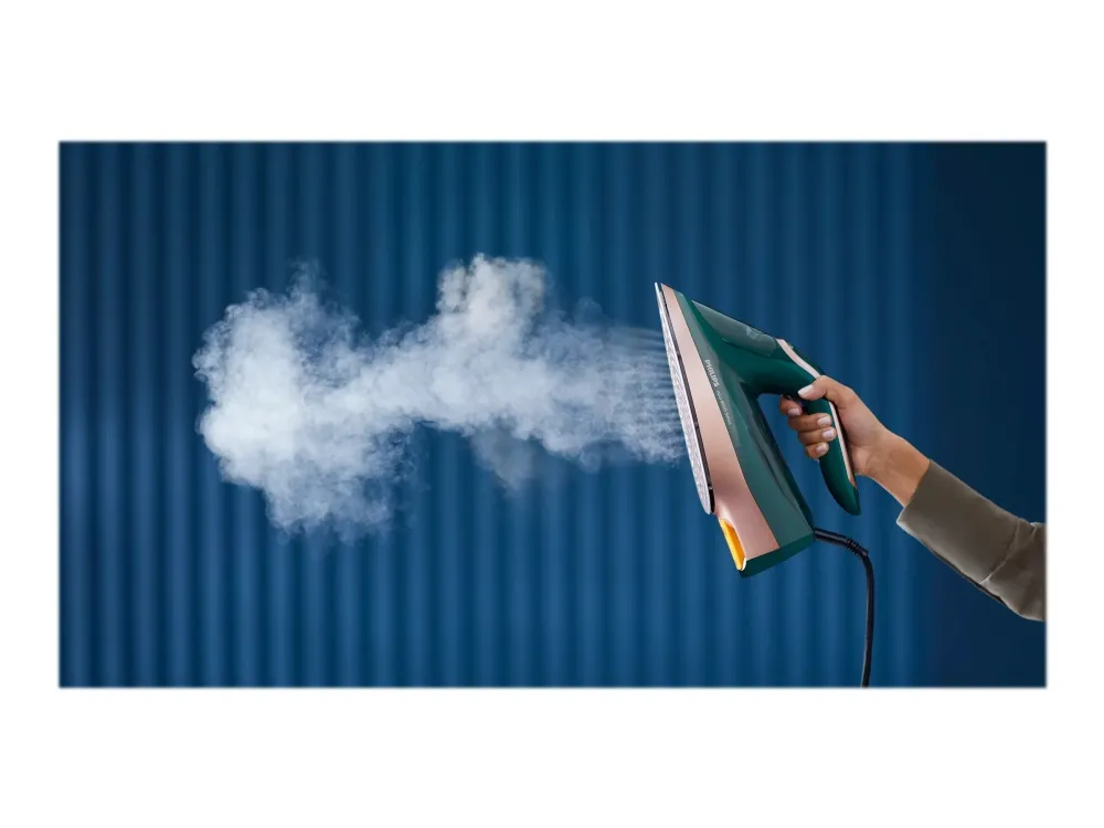 Philips Azur 8000 Series DST8030 - Dampstrygejern med automatisk afbrydelse - såleplade: SteamGlide Elite - 3000 W - opalgrøn