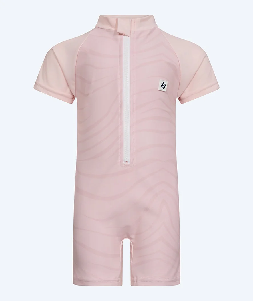 Watery UV-dragt til børn - Fjord Kortærmet Rashguard - Pink