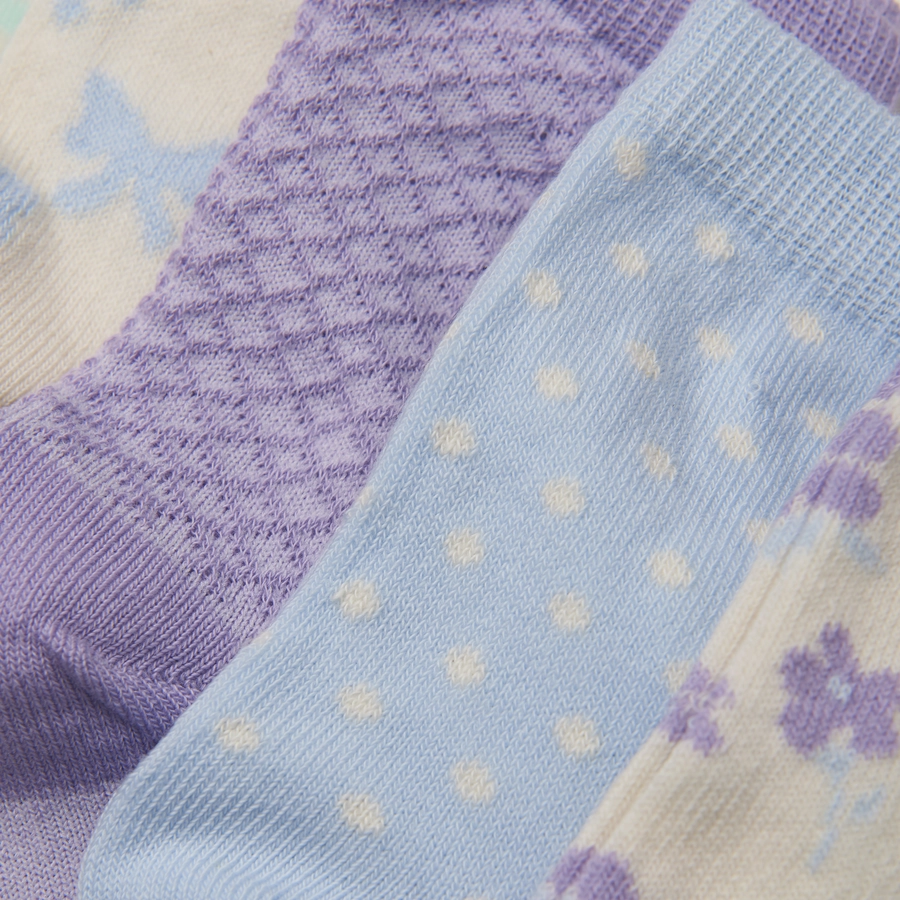 Minymo Socken 5er Pack Lavender