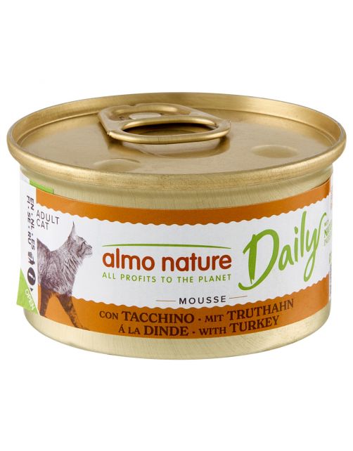 Almo Nature Cat Blik Daily Menu Mousse 85 g - Kattenvoer