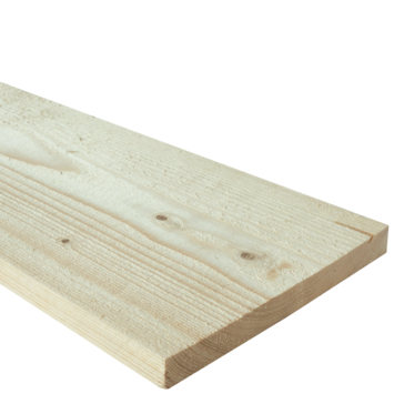 Vuren ruw steigerplank 16x180 mm 180 cm
