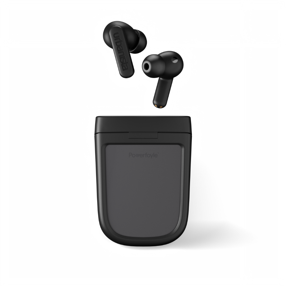 Urbanista - Phoenix - Solar Charging In-Ear Hovedtelefoner - Midnight Black