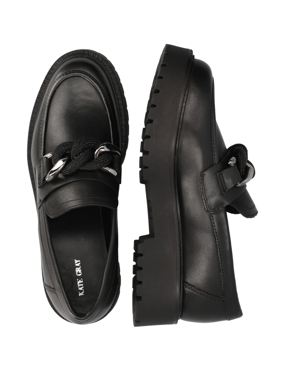 Glattleder Slipper