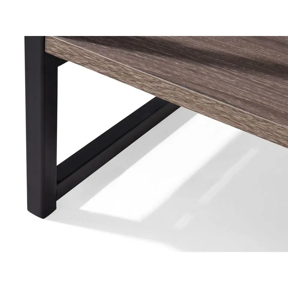 AYDEN - Consoletafel - Donkere houtkleur - Vezelplaat