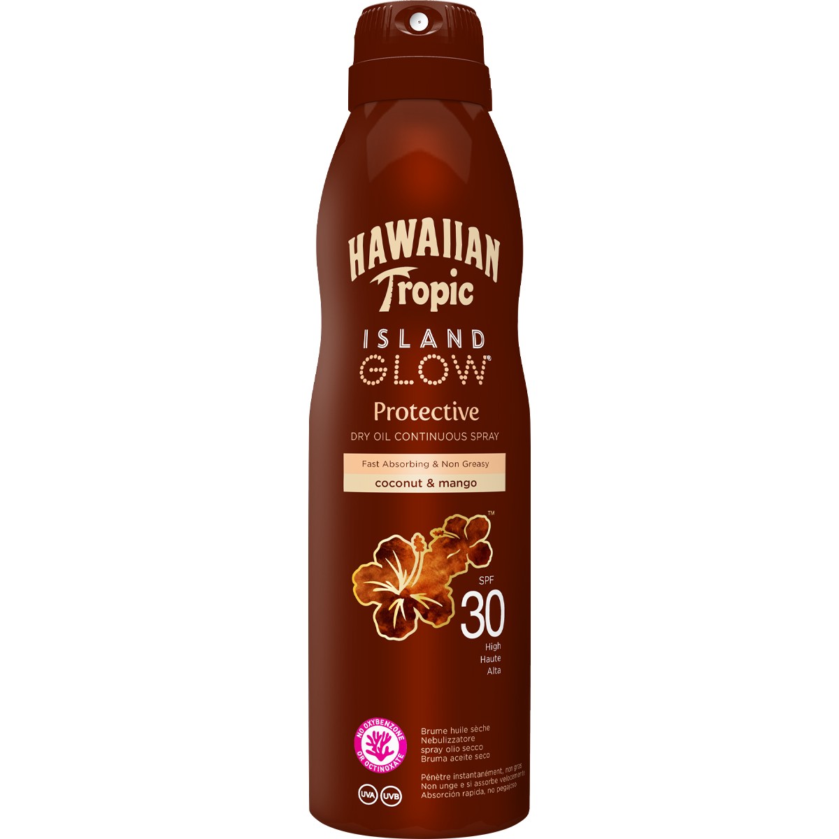 Brume d’huile sèche SPF 30 - Noix de coco & mangue - Island Glow - Corps - 177 ml