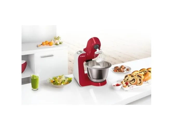 Bosch MUM5 CreationLine MUM58720 - Køkkenmaskine - 1000 W - dybrød/sølv