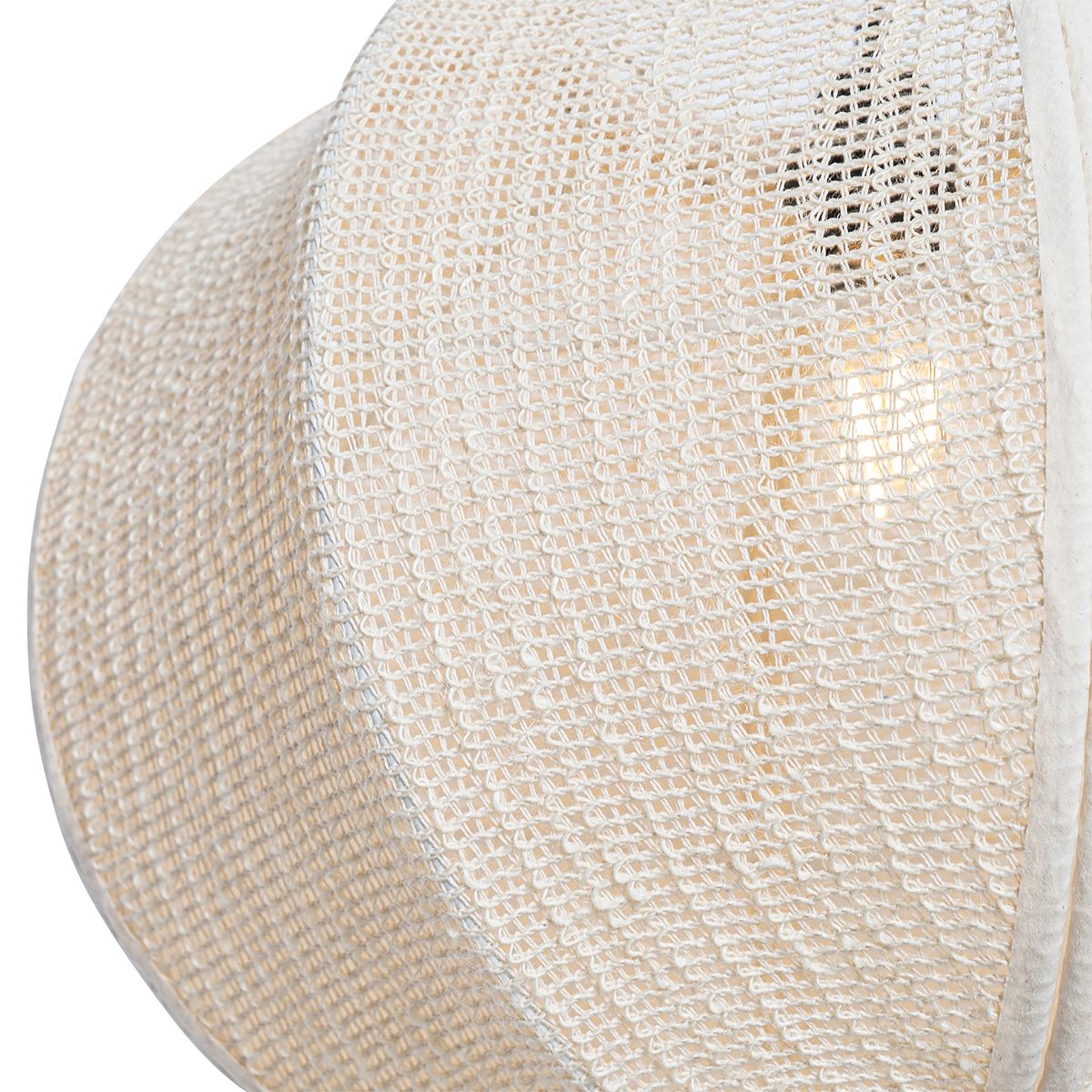 Oosterse hanglamp naturel stof 48 cm - Rob