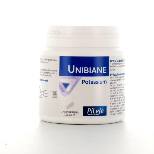 Pileje Unibiane Potassium - 120 Comprimés
