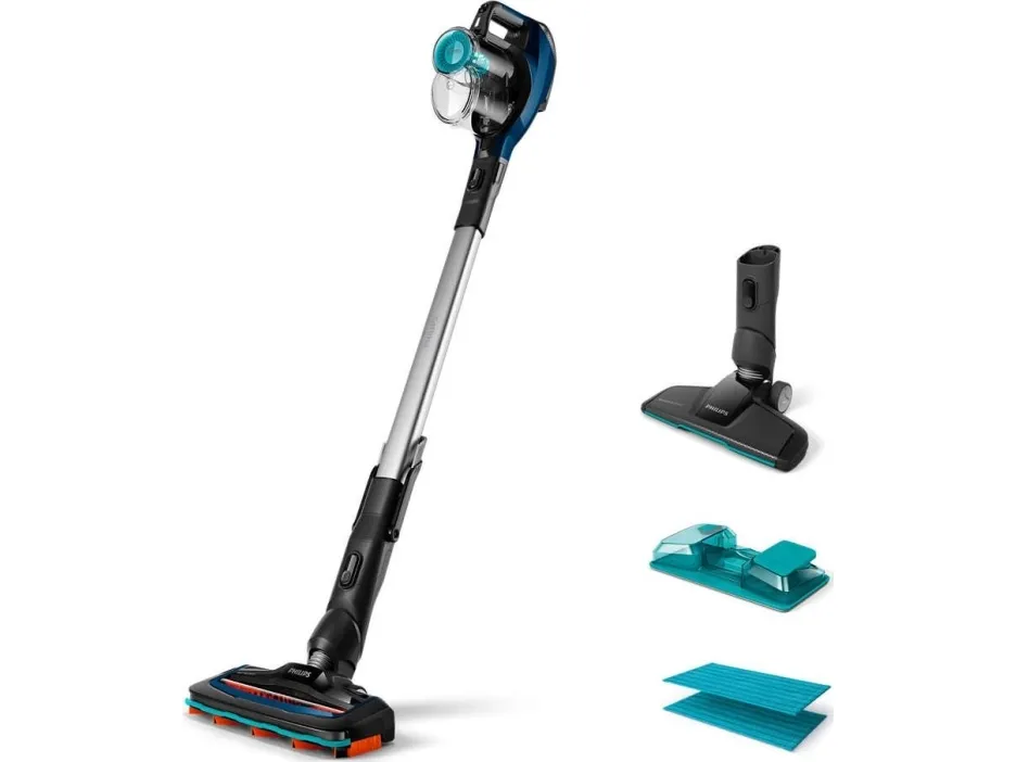 Philips SpeedPro Aqua FC6719 - Støvsuger - pind/håndholdt (2-i-1) - uden pose - ledningsfri - mørk marineblå