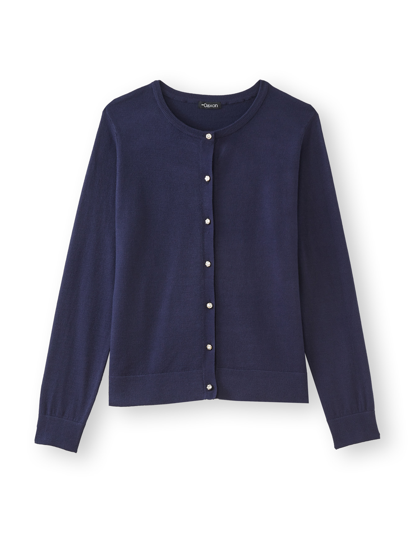 Cardigan élégant boutons-bijoux