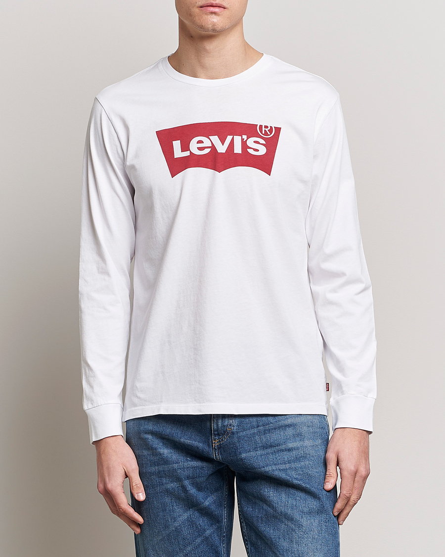 Levi's Logo Long Sleeve T-Shirt White