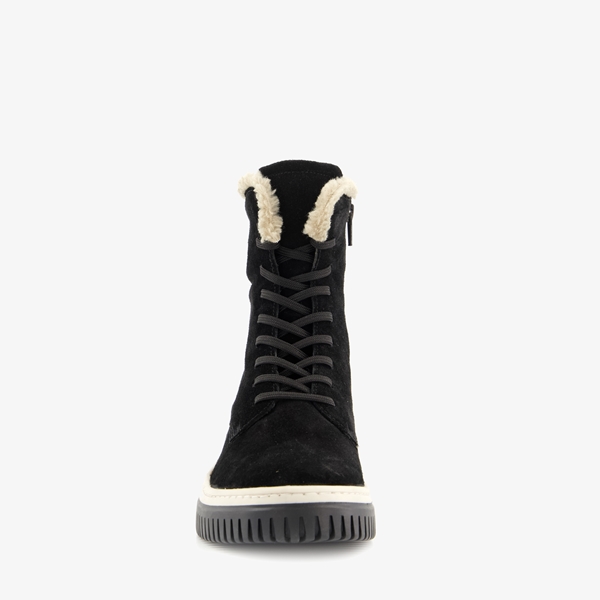 Hush Puppies gevoerde suede dames veterboots