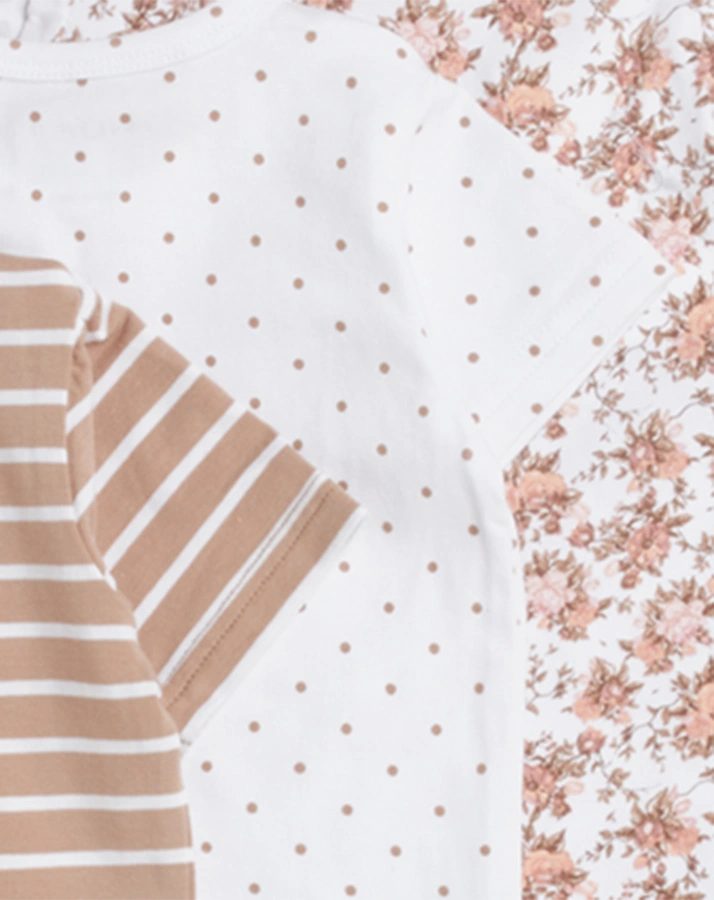 T-Shirt ALINA 3er Pack in white