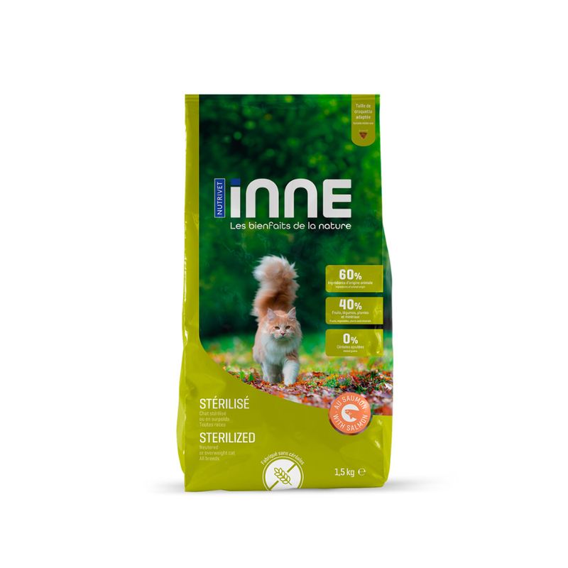 Nutrivet Inne Sterilised saumon pour chat