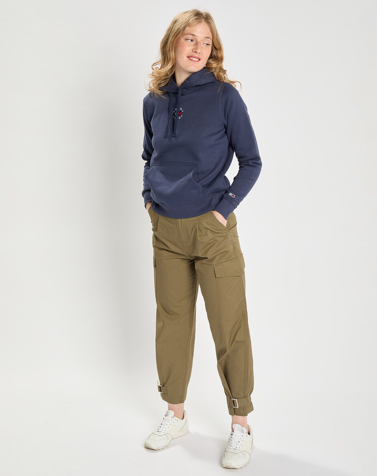 Tommy Jeans Sweat Tiny Tommy bleu marine