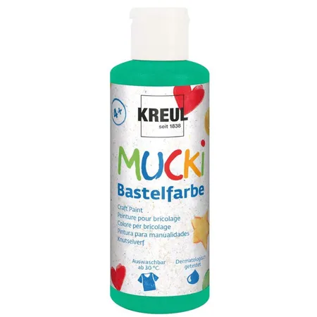 MUCKI Bastelfarbe Grün 80 ml