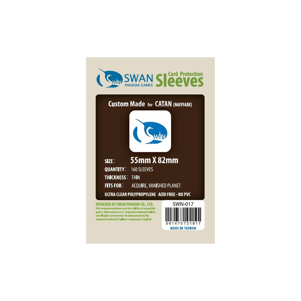 Swan Panasia - Card Sleeves Standard - 55x82mm - 160p