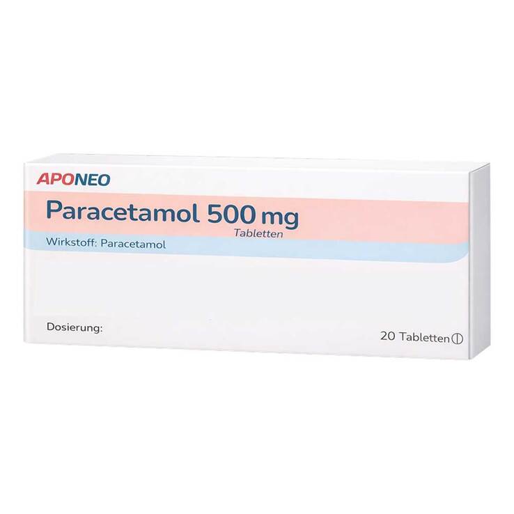 APONEO Paracetamol-Tabletten 500 mg, 20 St