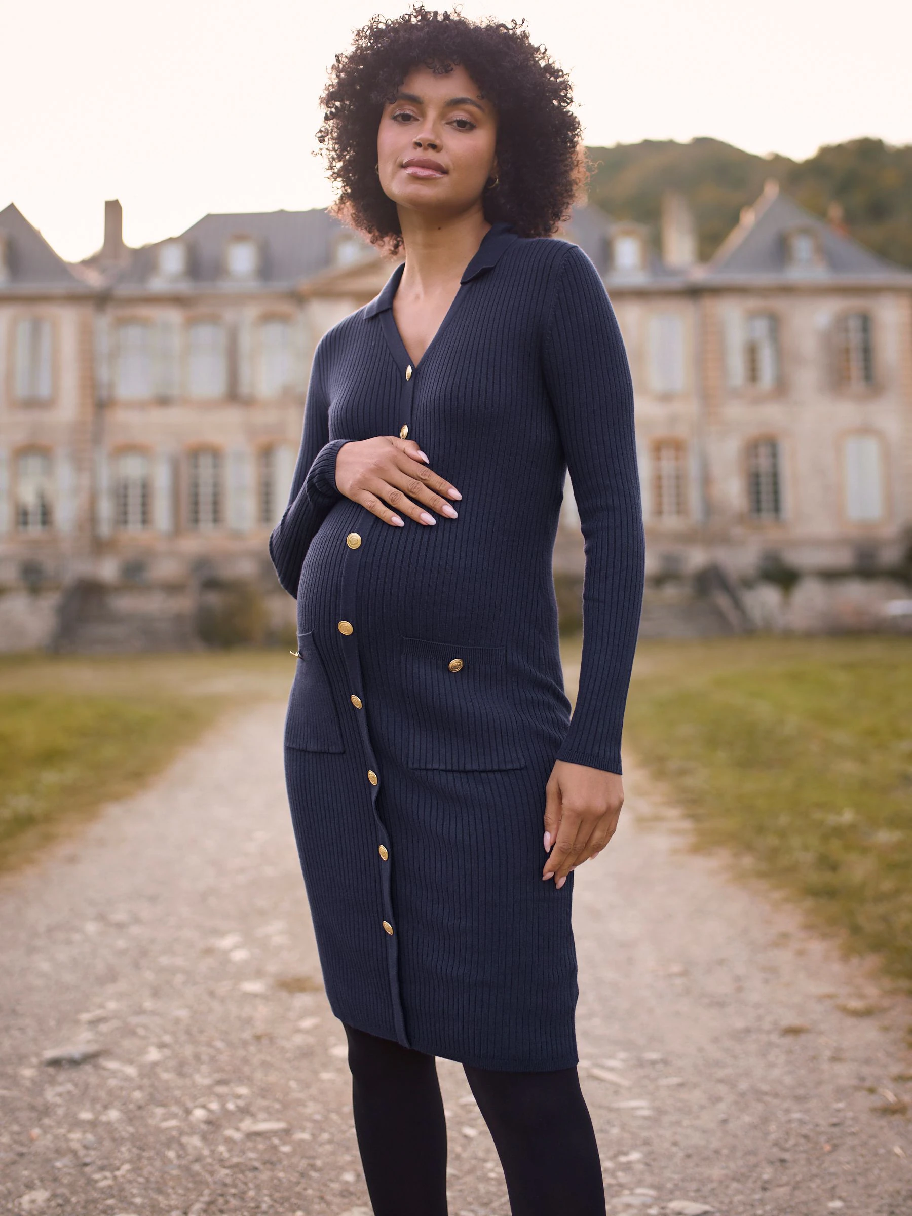 Seraphine Maternity Knitted Dress