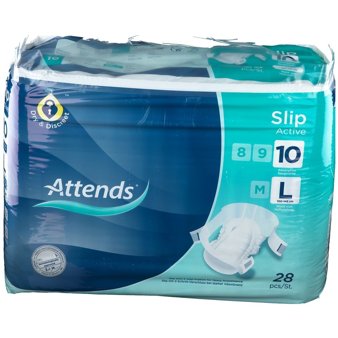 Attends® Slip Active 10 L