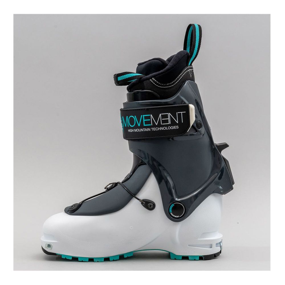 Movement EXPLORER BOOTS - Chaussures ski freerando Femme white/grey/turquoise ultralon