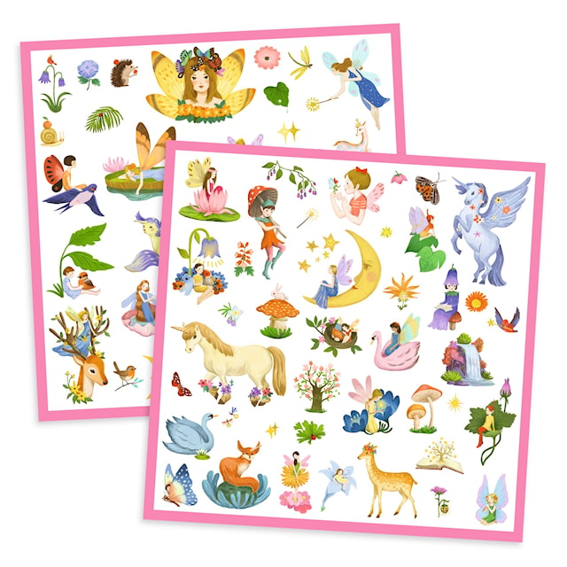 Klistremerker Fantasi 160-pack Djeco