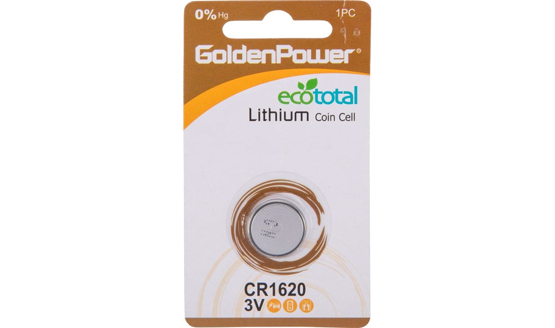 Lithium knapcellebatteri, CR1620