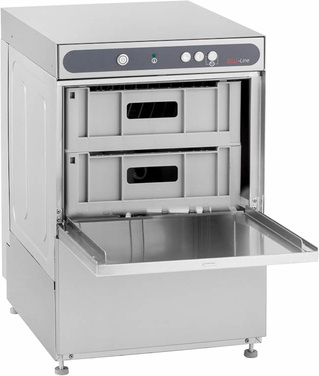 ECOLINE-GLSM40S Gläserspülmaschine I Spülmaschine mit Reiniger- und Klarspüldosierer I Korbmaß 40 cm I Gläserspüler für Gastronomie
