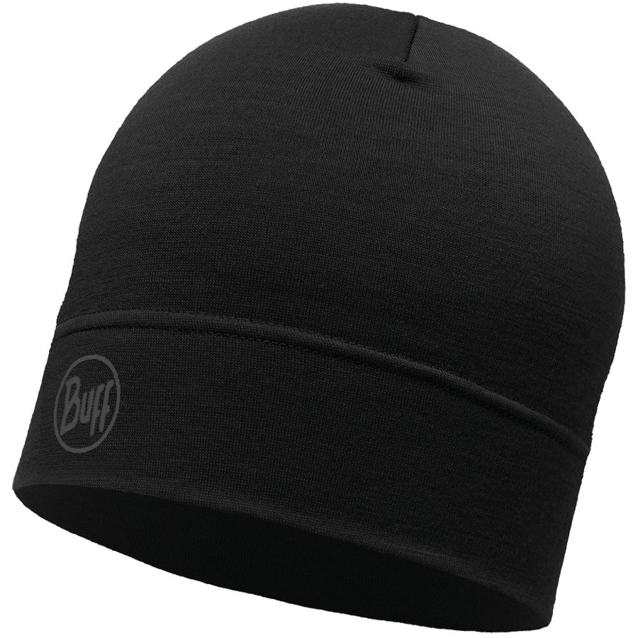 BUFF® Lightweight Merino Wool Mütze solid black