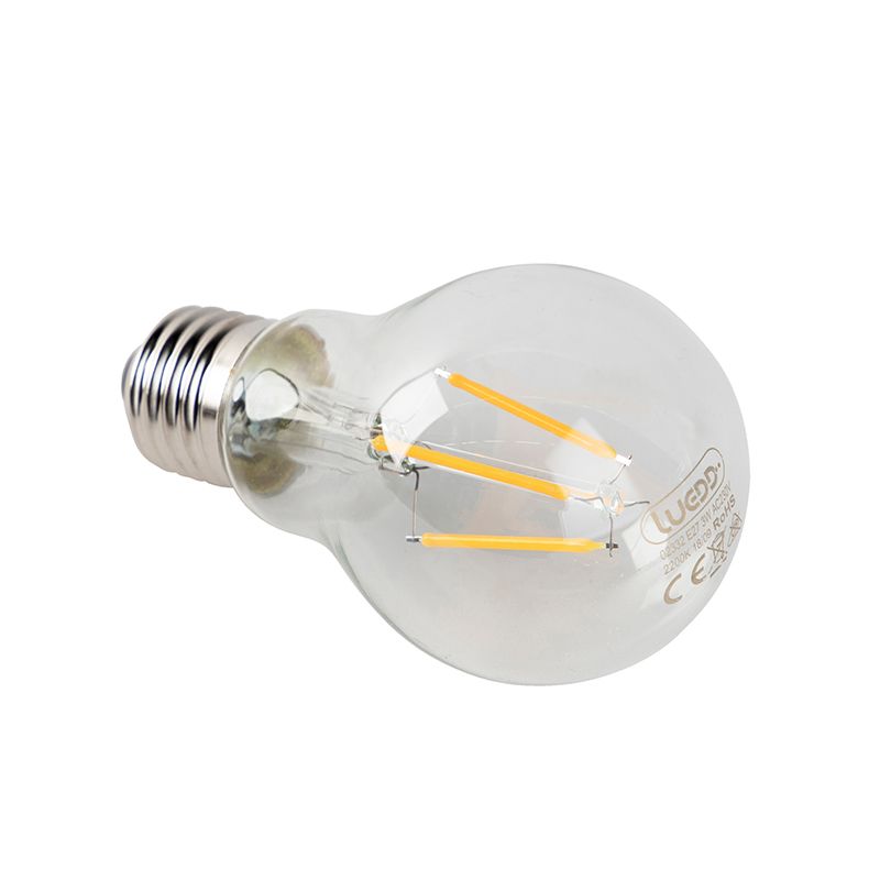 Set van 5 E27 LED lampen helder 3W 250 lm 2200K