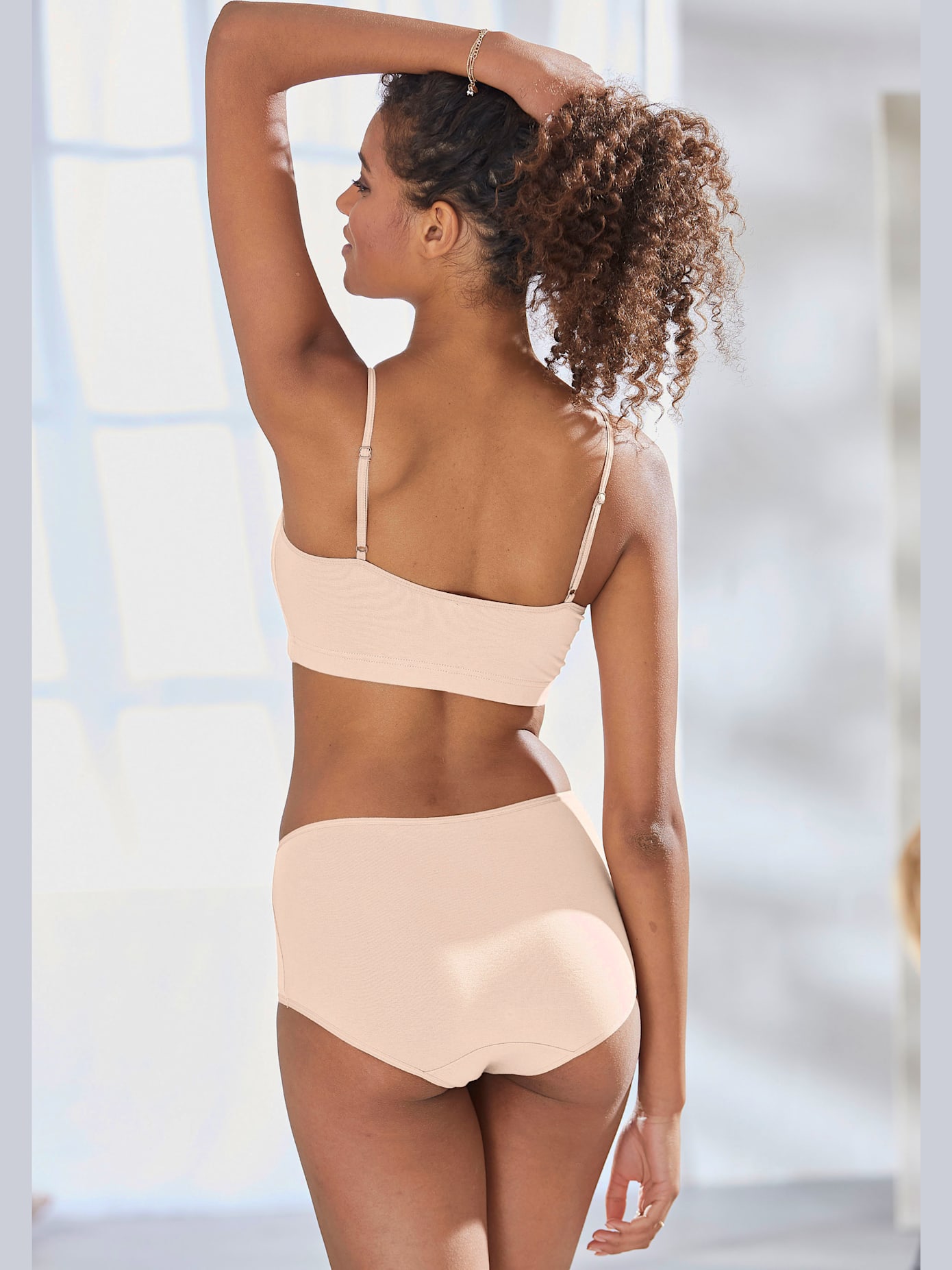 Lot de 4 slips taille haute lascana