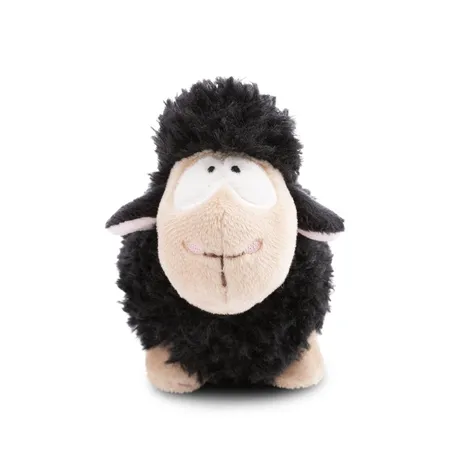 NICI Kuscheltier Schaf schwarz 13cm stehend GREEN