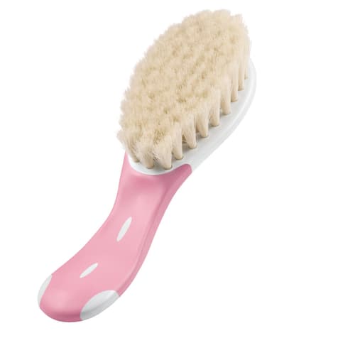 NUK extraweiche Babybürste 100% echtes Ziegenhaar
