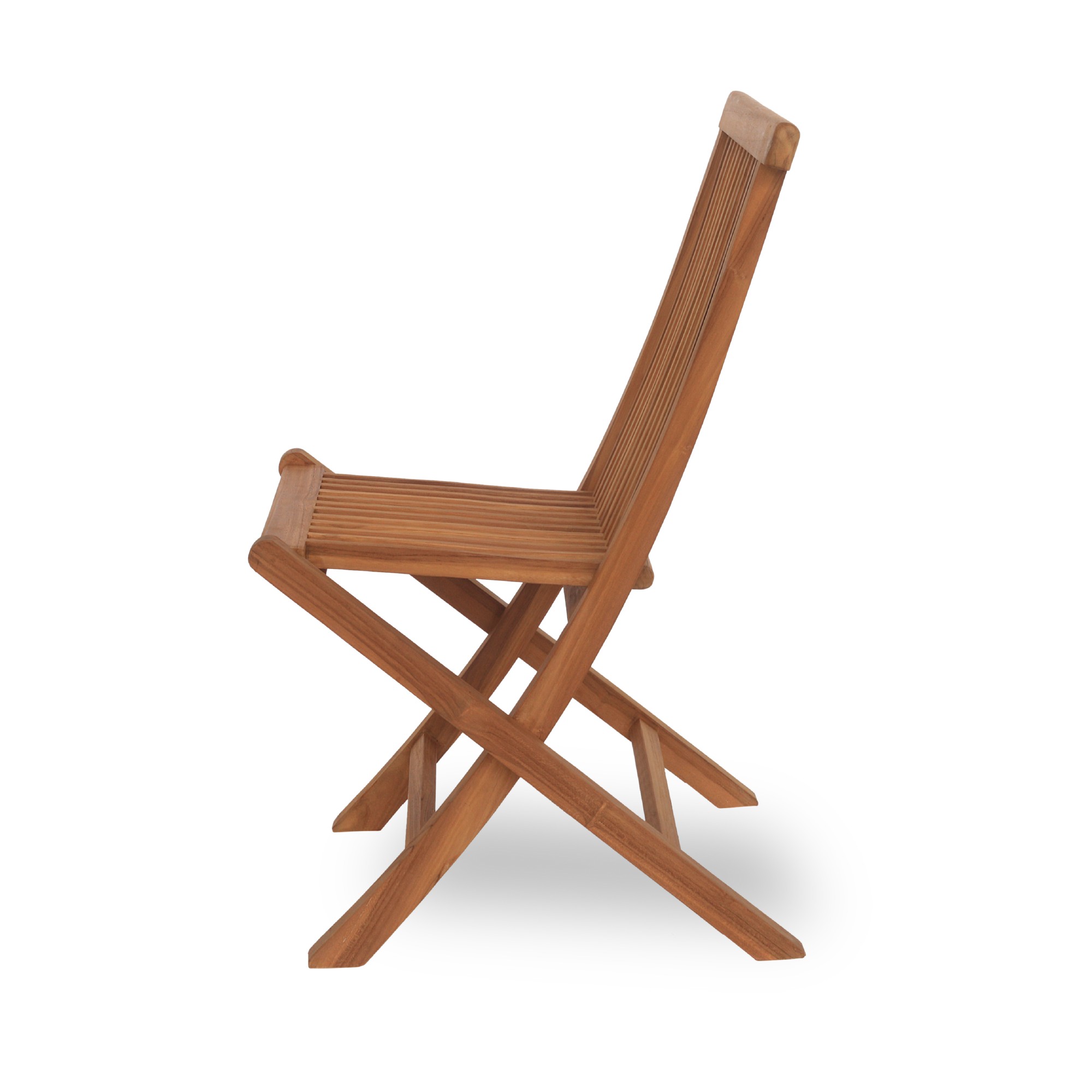 Gartenstuhl 'Arte' aus Teakholz, natur, B 52 cm, H 89 cm, L 47 cm günstig bestellen