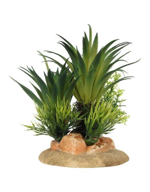 Aqua Della Decor Plant Sagopalm - Aquarium - Kunstplant - 13.5x10x16 cm Small