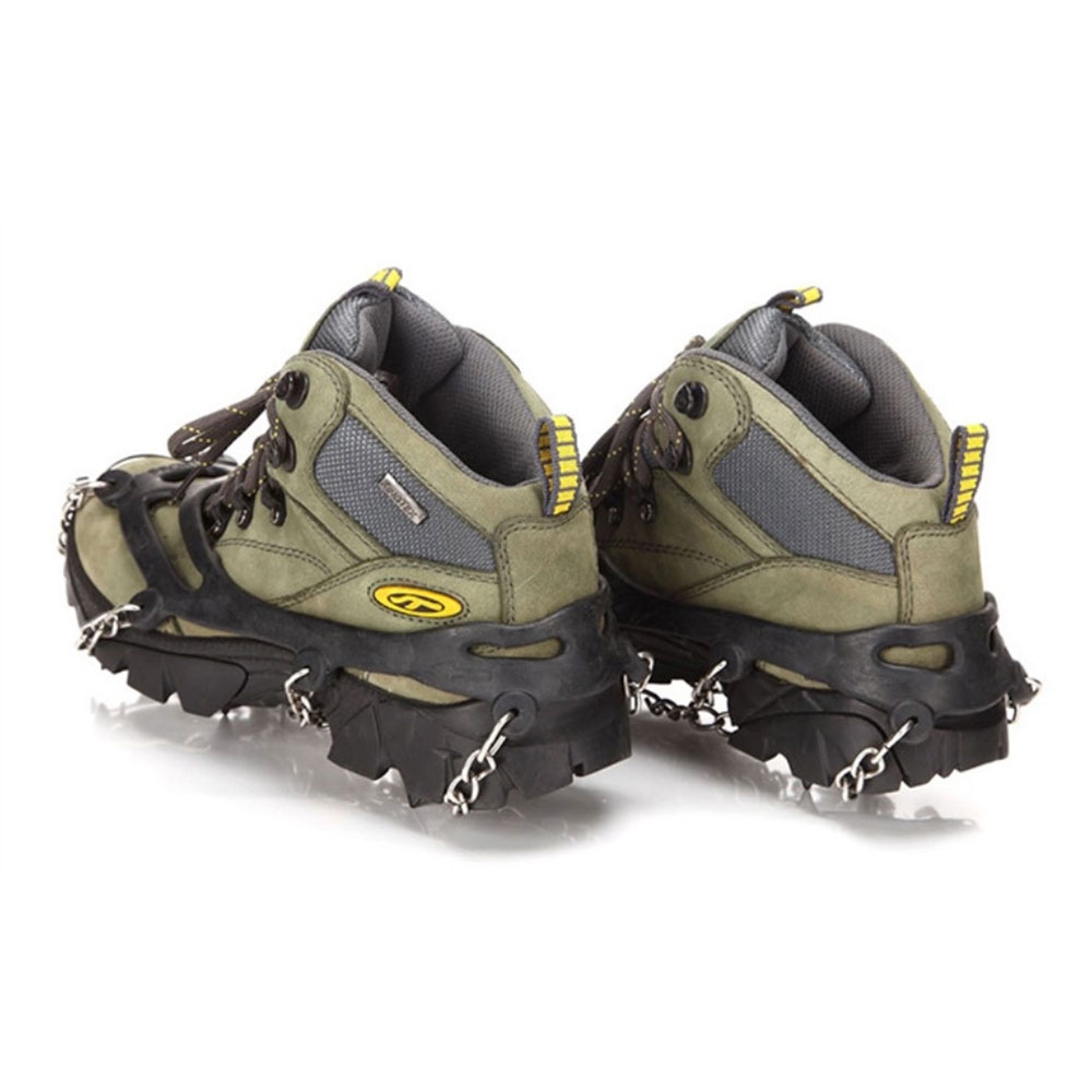 (1 Paar) Schuhspikes Schneeschuh-Krallen Grödel Schneeketten mit 8 Zähnen für Eis und Schnee