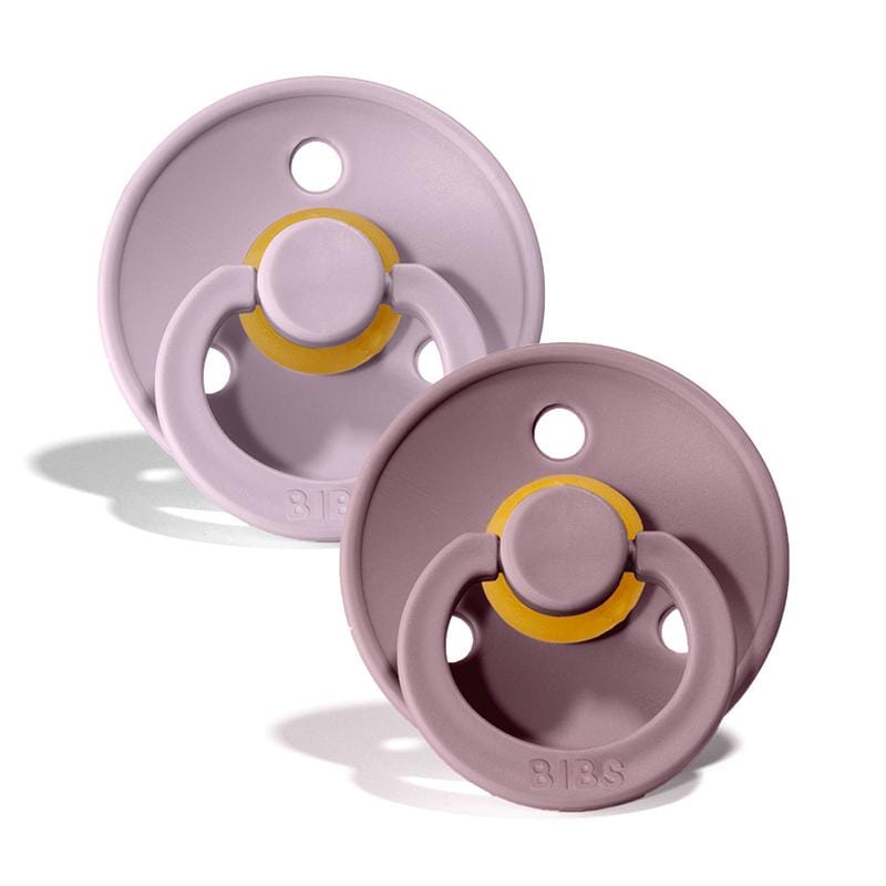 Bibs Colour str 1 (2 pk) Dusky Lilac & Heather - Rumpetroll
