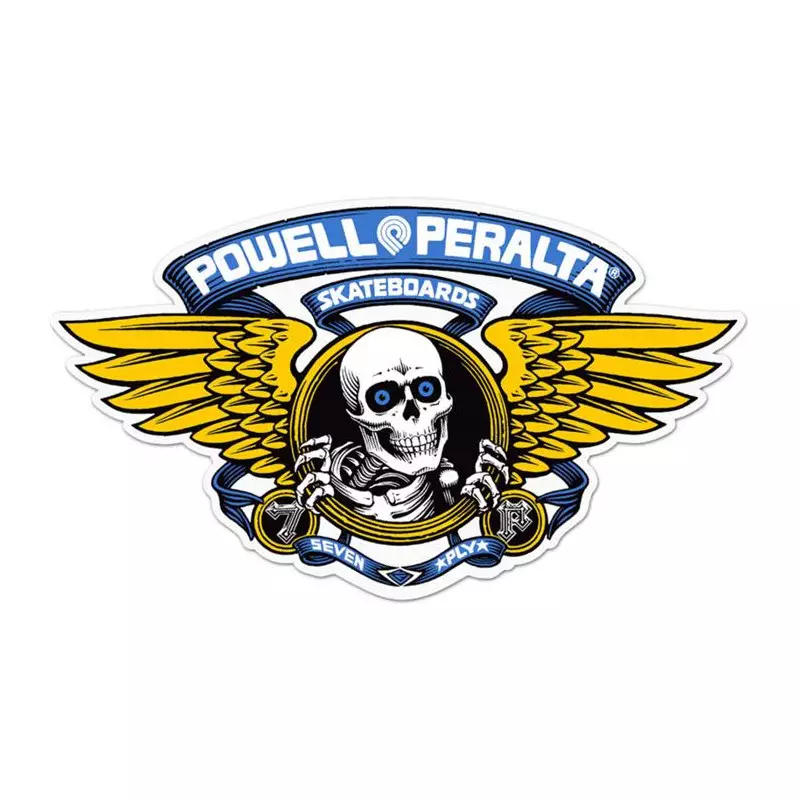 Stickers POWELL PERALTA Winged Ripper Dc 5 (20 Pk) Bleu