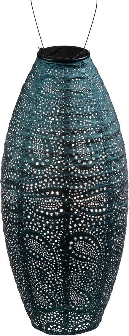 Lumiz solar lampion Paisley blauw D 20 H 45 cm